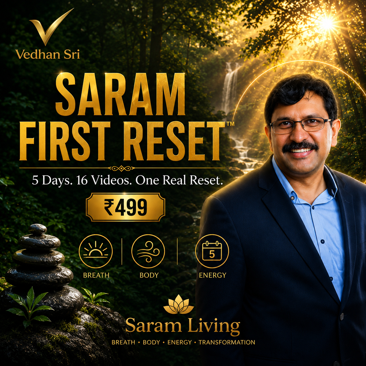 SARAM FIRST RESET™ 5 Days - 16 Videos