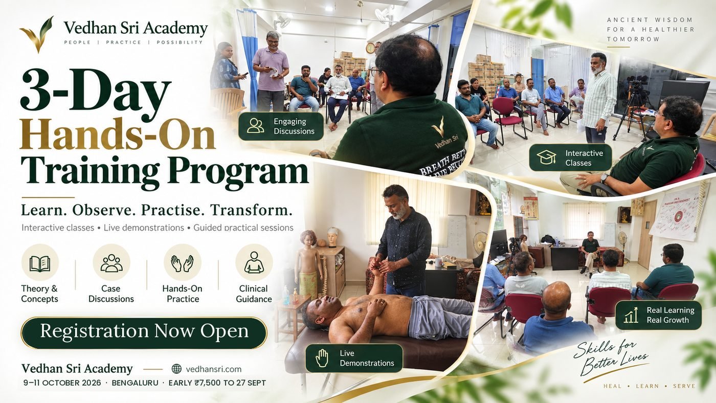 Interactive class, discussion and hands-on practice during the three-day training